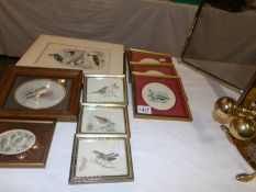 A quantity of bird prints