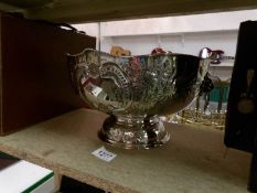A good quality silver plated punch bowl