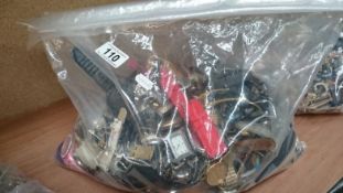 A large bag of watches