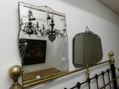 2 vintage mirrors