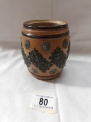 A Doulton Lambeth tobacco jar,
