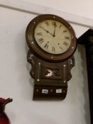 A drop dial wall clock