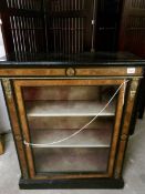 A Victorian inlaid and ormolu pier cabinet