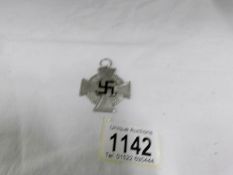 A WW2 German silver cross