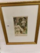 A vintage Pablo Picasso artists proof print signed in pencil 'Picasso'