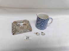 3 items of Ocean Liner memorabilia being a pair of cuff links,