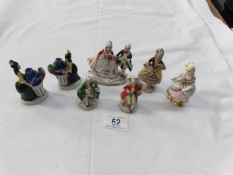 7 assorted Edwardian figures