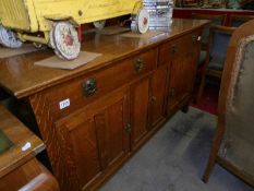 A good quality oak sideboard