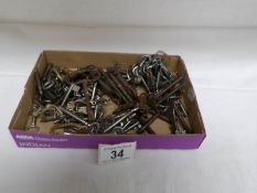 A large collection of old keys