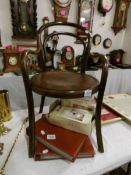 A child's bentwood chair