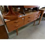 A teak sideboard