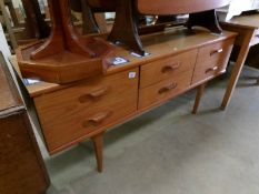 A teak sideboard