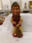 A 20th century garden gnome called Larry,