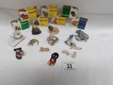 A collection of Wade whimsies and other figures