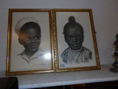 A pair of portrait prints by J MacDonald Henry