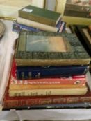 An interesting collection of books including Toddington 1st annals & people with signed letter by