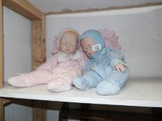 2 porcelain baby dolls