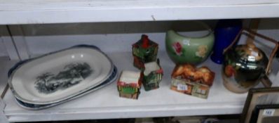 A mixed lot of pottery and china