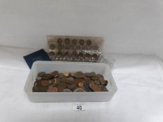 A quantity of mainly British coins