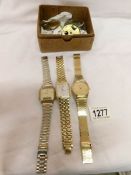 A quantity of pocket watches and wrist watches for spares or repair