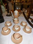 A 15 piece Shelley coffee set