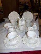 Approximatley 23 pieces of Wedgwood Campion pattern teaware
