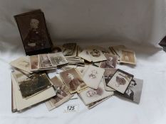 A box of Victorian photographs