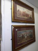 A pair of framed and glazed Battle of Waterloo pictures