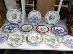 Approximately 25 collector's plates including Royal Doulton, Royal Stafford,