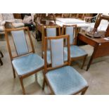 A set of 4 good quality dining chairs