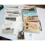 A collection of postcards,