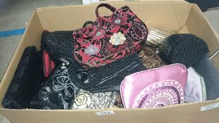 A quantity of evening purses and bags