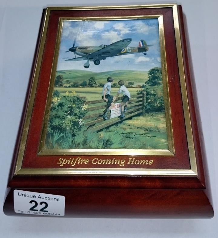A Spitfire commemorative box