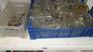 2 boxes of chandelier parts & spares