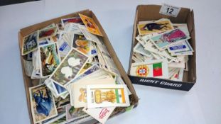 A large quantity of cigarette & tea cards