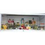 A quantity of advertising boxes & tins etc.