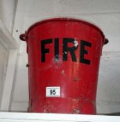 A fire bucket