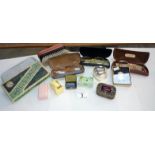 A quantity of old razors including Rolls & miniature examples etc.