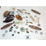 A quantity of British Rail badges etc.