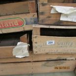 5 advertising crates