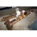 2 sledge hammers & shafts