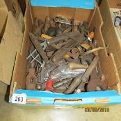 A box of various tools