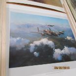 A first edition print 'Lancaster' by Robert Tayler signed Group Captain Leonard Cheshire
