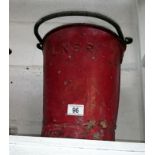 A LNER fire bucket