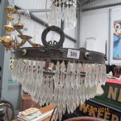 A 4 tier chandelier