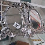 An Art Nouveau style mirror