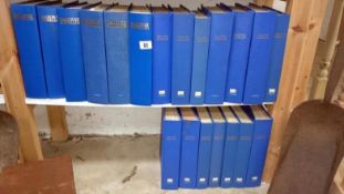20 binders of Railway Modeller magazines
