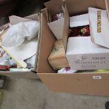 2 boxes of Christmas decorations