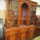 An astragal glazed cabinet