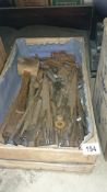 A large quantity of tools including files,